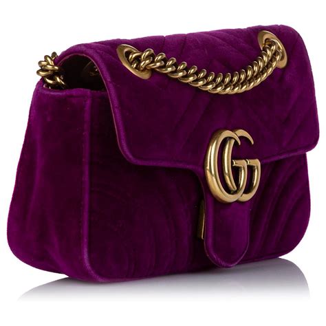 gucci purple purse